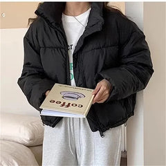 Dasha - Pufferjacke - Gekürzter Schnitt in Schwarz