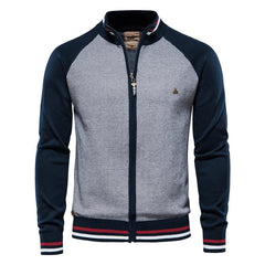 Felix | Eleganter Pullover mit lässigem Schnitt für Herren in Blau