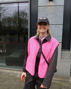 Sereia – Hochwertige Fleeceweste in Rosa
