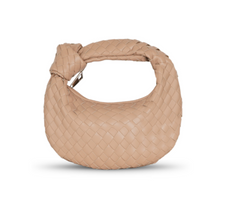 Sonya - Handtasche - Elegantes gewebtes Design in Khaki