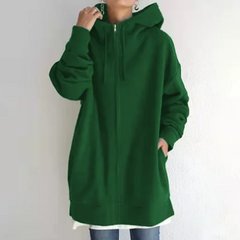 Hoodie Damen Oversize Kapuzenpullover | Lässig & Bequem in Grün