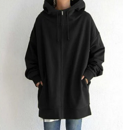Hoodie Damen Oversize Kapuzenpullover | Lässig & Bequem in Schwarz