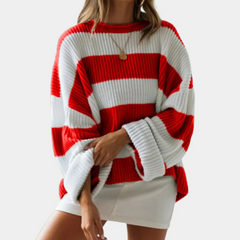 Adolfa | Unkomplizierter und schicker Sommerpullover in Rot
