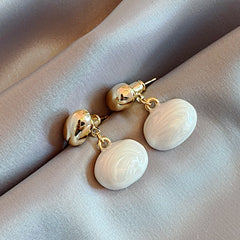 Micara - Marble Kiss - Ohrringe in Perle