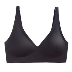 Helle - Sømløs premium bh - Støttende bh in Schwarz