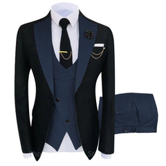 Herren Slim Fit Hochzeitsgast Anzug | Formelle in Marineblau