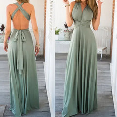 Marie - Wickel-Maxikleid - Vielseitig in Grün