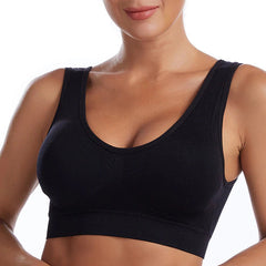 Daria - PlusTight Komfort-Anti-Saggy-BH (3er Set) in Schwarz (Fast ausverkauft)