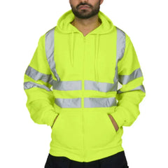Ronan - Reflektierender Sicherheits-Hoodie - Robuste Arbeitskleidung in Grün