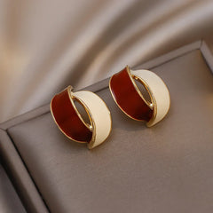 Micara - Ocean Swirl - Ohrringe in Rot
