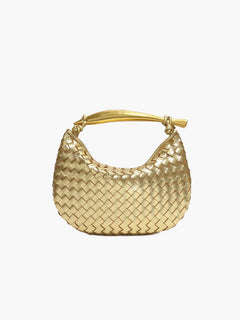 Clio gewebte Tasche in Gold
