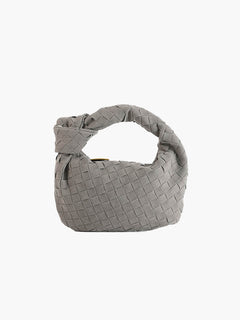Gewebte mini Tasche in Grau