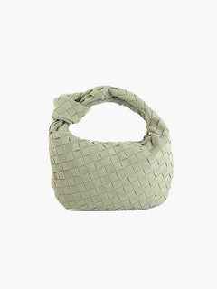 Gewebte mini Tasche in Olivgrün