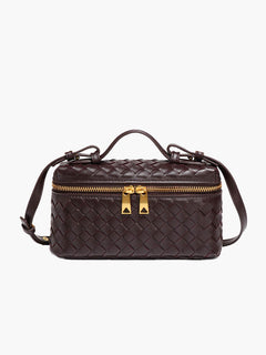 Tara gewebte Tasche in Kaffee