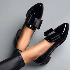 Malena® | Modische Loafer mit dickem Absatz in Schwarz