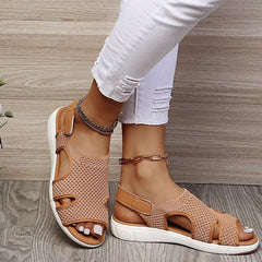 Orla® | Orthopädische Sandalen mit offener Spitze in Khaki