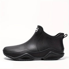 AquaGuard | Orthopädischer Wasserdichte Regen-Schuhe in Schwarz