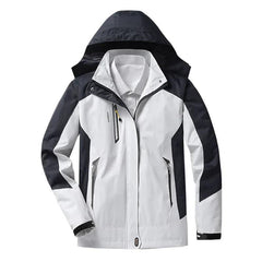 Regenjacke Damen Gefüttert Wasserdicht | Outdoor & Winddicht in Beige