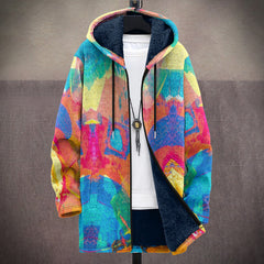 Tiarna™ | Luxuriöser Künstler inspirierte Cardigan in Multicolore
