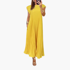 Marlene | Zeitloses und komfortables Kleid in Gelb
