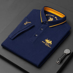 Brant - Kurzarm-Poloshirt in Blau