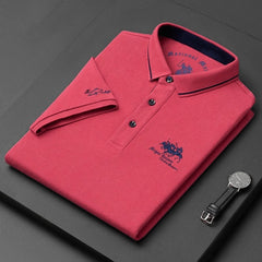 Brant - Kurzarm-Poloshirt in Rot