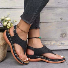 Naia® | Orthopädische Flip-Flops für Damen in Schwarz