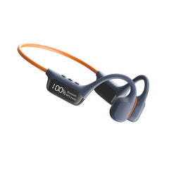 Wasserdichte Knochenschall-Schwimmkopfhörer – Bluetooth 5.4 MP3-Headset (32GB) in Orange Blau