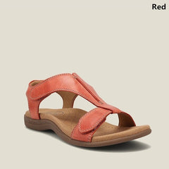 Savannah® | Damen Ledersandalen in Rot