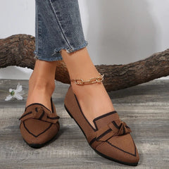 Philippa® | Elegante Loafer-Flats für Mode in Braun