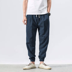 Yoko | Bequeme Japanische Hose in Marineblau
