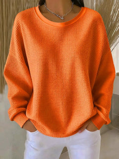 Xanthea - Softtouch-Langarmshirt in Orange
