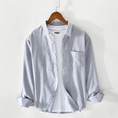 Archer - Atmungsaktives Herren Oxford-Hemd aus Baumwolle in Grau
