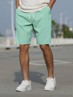 Conor - Lässige Strandshorts mit Kordelzug für Herren in Hellgrün