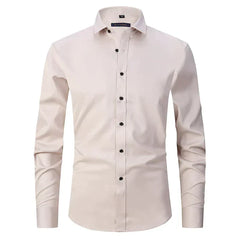 Tucker - atmungsaktives stretch‑hemd für herren in Beige