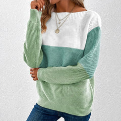 Amelia - Eleganter Damenpullover in Grün