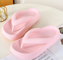 Pura® | Outdoor Seaside Beach Flip-Flops mit dicker Sohle in Rosa