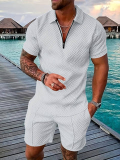 Fredric - Freizeitoutfit-Set für Herren in Weiß