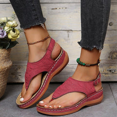 Aniek - Orthopädische Sandalen im Trend in Rot