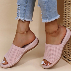 Atmungsaktive Sommerschuhe für Damen | Bequem in Hellrosa