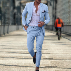 Karl®️™ | ELEGANTER HERRENANZUG in Himmelblau