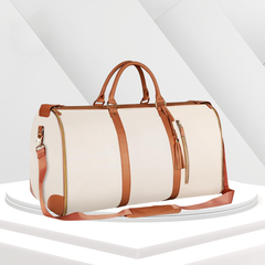Alex - Elegante und große Unisex-Reisetasche in Weiß