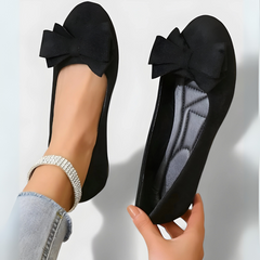 Bequeme flache Schuhe für Damen | Sommer in Schwarz