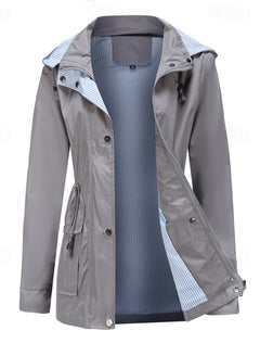 Bequeme und warme Jacke für Frauen - Meike in Grau