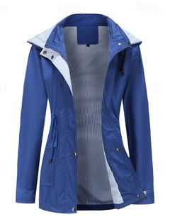 Bequeme und warme Jacke für Frauen - Meike in Marineblau