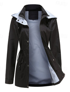 Bequeme und warme Jacke für Frauen - Meike in Schwarz