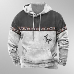 Modischer Kapuzenpullover für Männer - Simon in Grau