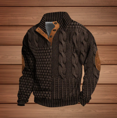 Bequemer & warmer Winterpulli - Constantin in Braun