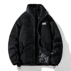 Mascha | Cordjacke in Schwarz