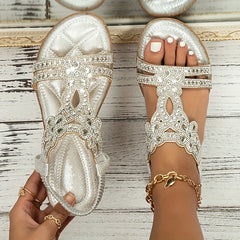 Sybil - Orthopädische Boho-Sandalen in Silber